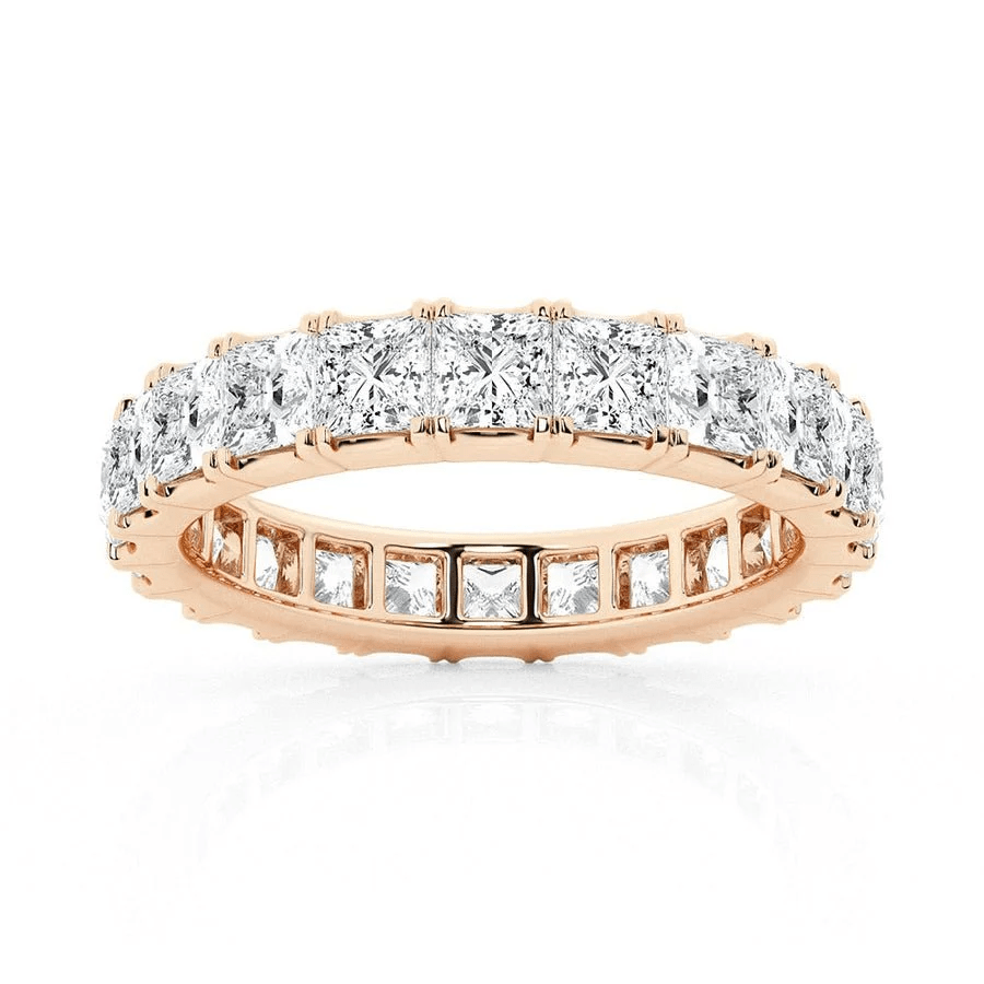 Princess Cut Moissanite Full Eternity Band - Novelle Vow
