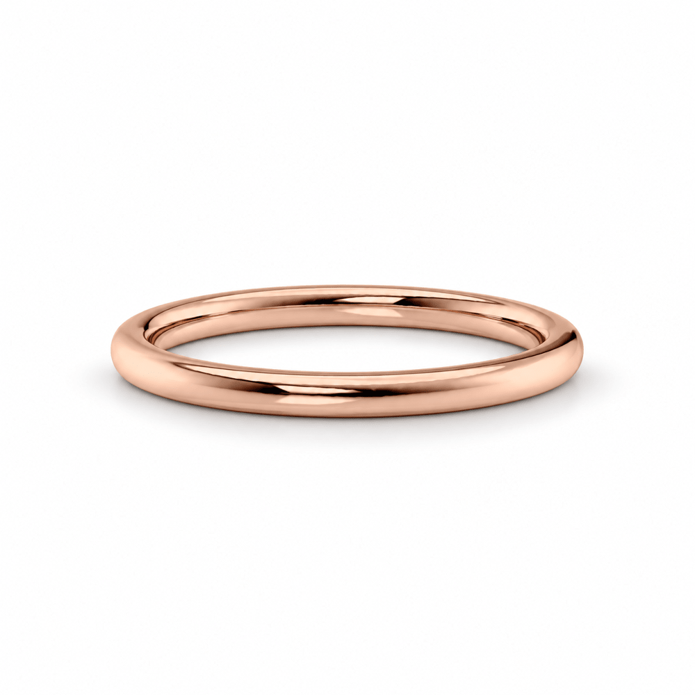 2mm–8mm Classic High-Polish Dome Wedding Band - Novelle Vow