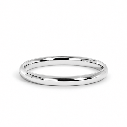 2mm–8mm Classic High-Polish Dome Wedding Band - Novelle Vow