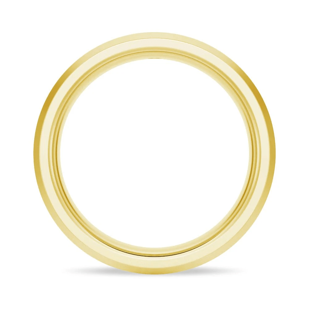 6mm Brushed Flush-Set Moissanite Men's Wedding Band - Novelle Vow