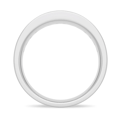 7.5mm Sapphire and Moissanite Men's Wedding Band - Novelle Vow