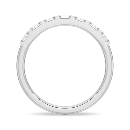 Baguette Cut 7 - Stone Bar Set Moissanite Band - Novelle Vow
