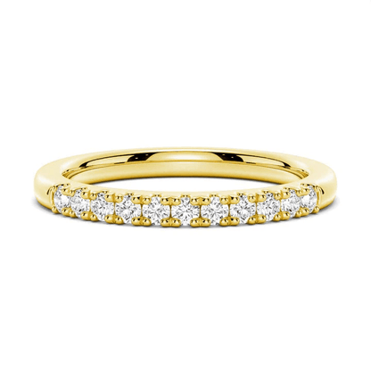 Classic 2mm Round Moissanite Wedding Band - Novelle Vow