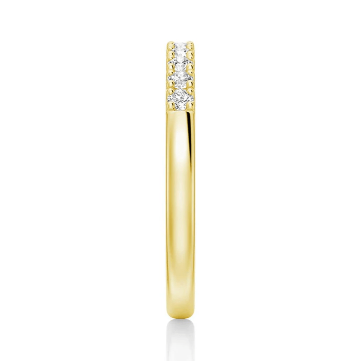 Classic 2mm Round Moissanite Wedding Band - Novelle Vow