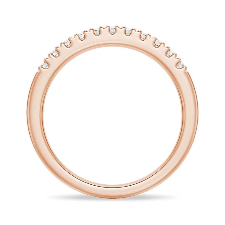 Classic 2mm Round Moissanite Wedding Band - Novelle Vow