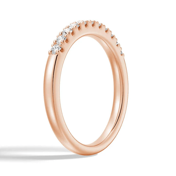 Classic 2mm Round Moissanite Wedding Band - Novelle Vow