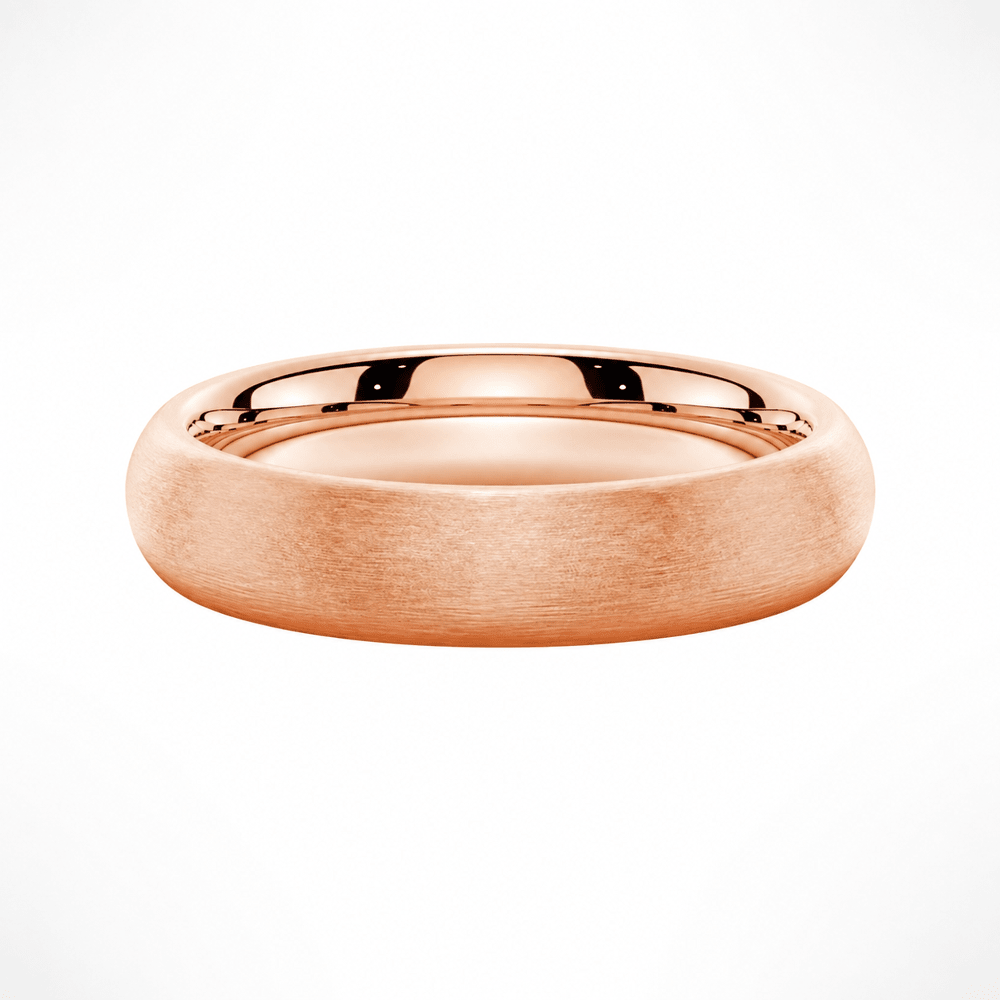Classic 6mm Matte Finish Men's Wedding Band - Novelle Vow