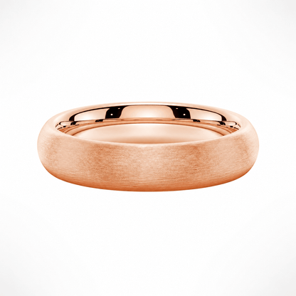 Classic 6mm Matte Finish Men's Wedding Band - Novelle Vow