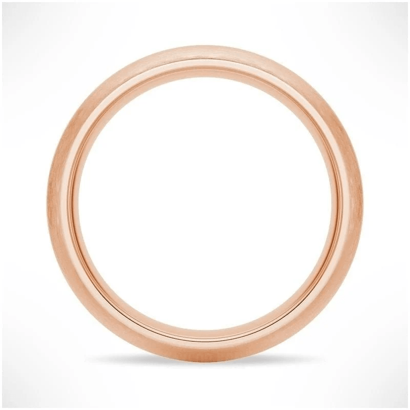 Classic 6mm Matte Finish Men's Wedding Band - Novelle Vow