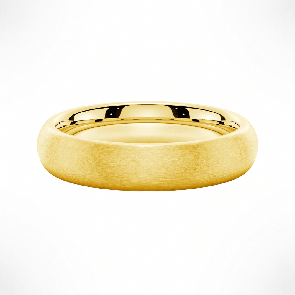 Classic 6mm Matte Finish Men's Wedding Band - Novelle Vow