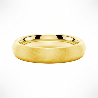 Classic 6mm Matte Finish Men's Wedding Band - Novelle Vow