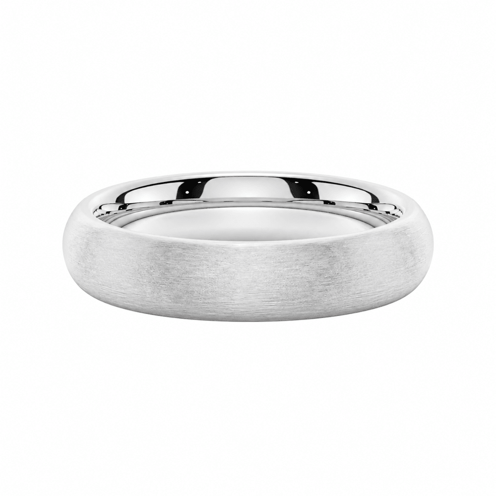 Classic 6mm Matte Finish Men's Wedding Band - Novelle Vow