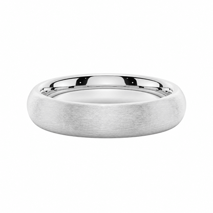 Classic 6mm Matte Finish Men's Wedding Band - Novelle Vow