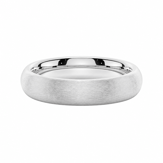 Classic 6mm Matte Finish Men's Wedding Band - Novelle Vow