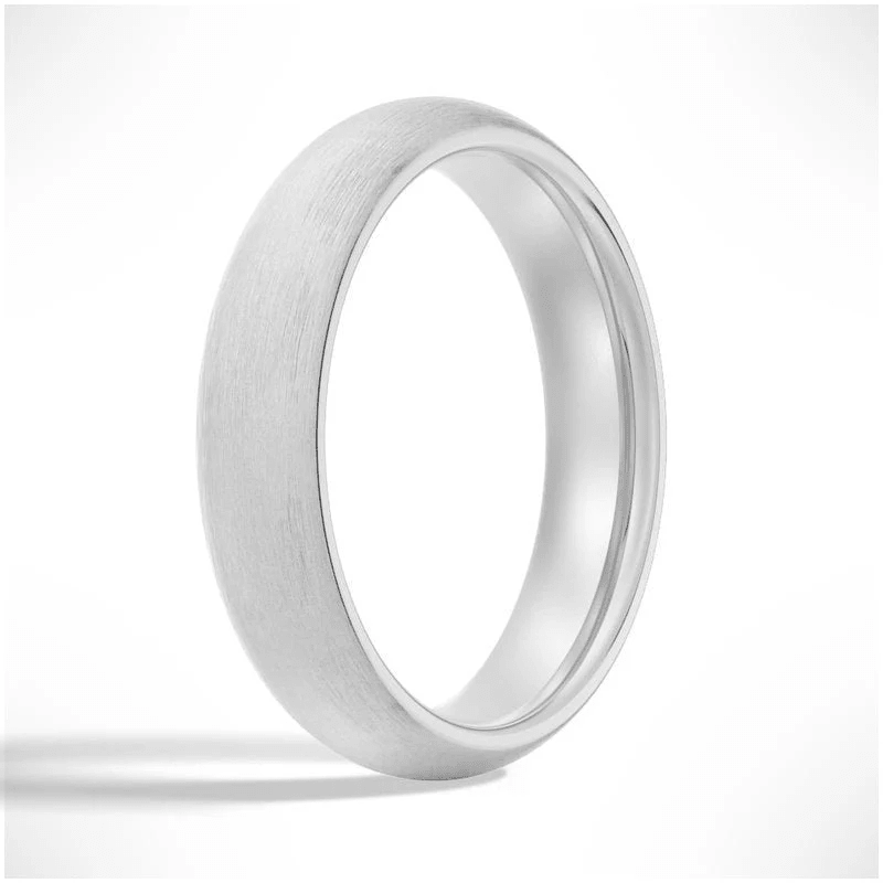 Classic 6mm Matte Finish Men's Wedding Band - Novelle Vow