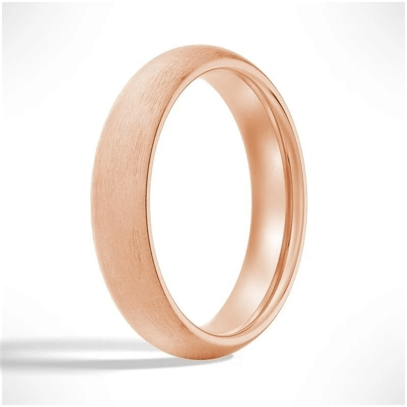 Classic 6mm Matte Finish Men's Wedding Band - Novelle Vow