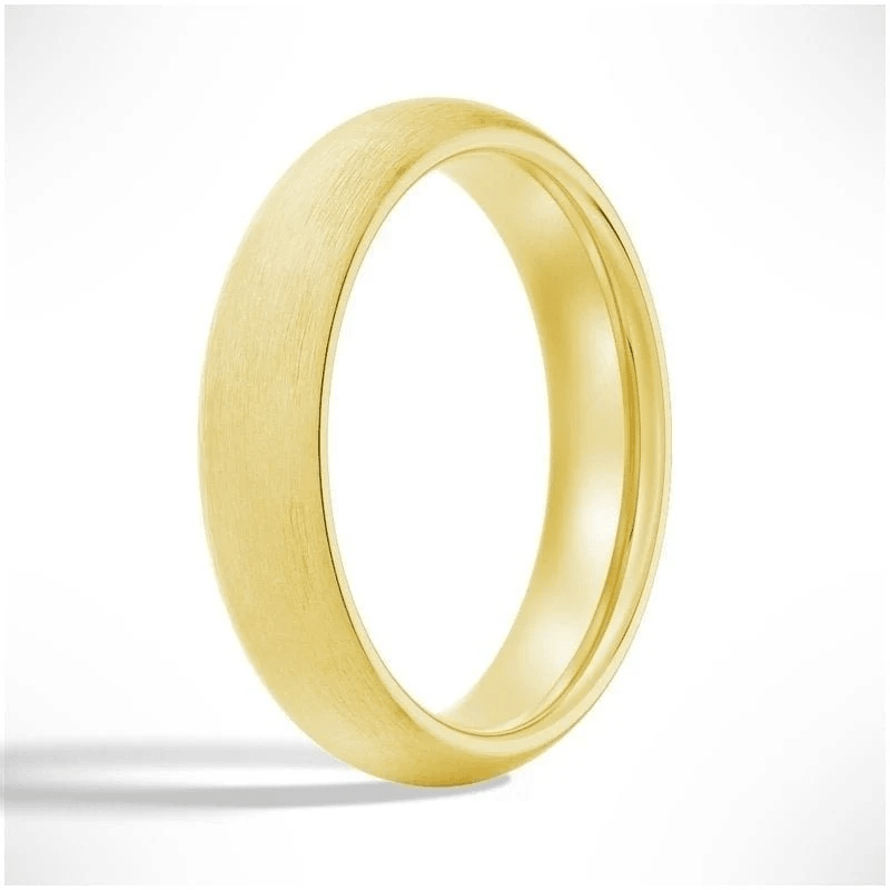 Classic 6mm Matte Finish Men's Wedding Band - Novelle Vow