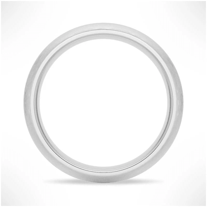 Classic 6mm Matte Finish Men's Wedding Band - Novelle Vow