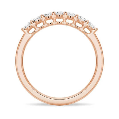 Classic 7 - Stone Moissanite Wedding Band - Novelle Vow
