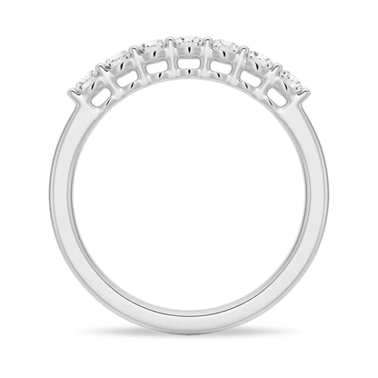 Classic 7 - Stone Moissanite Wedding Band - Novelle Vow