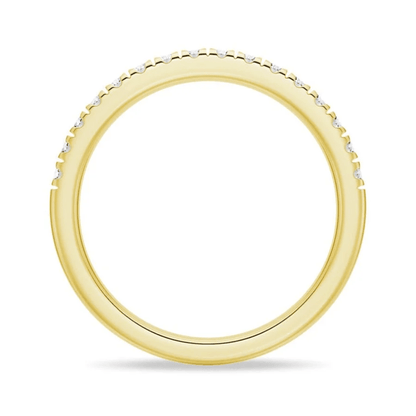 Classic French Pavé Moissanite Wedding Band (2mm) - Novelle Vow
