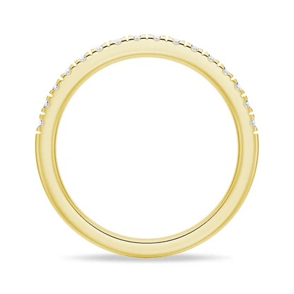 Classic French Pavé Moissanite Wedding Band (2mm) - Novelle Vow
