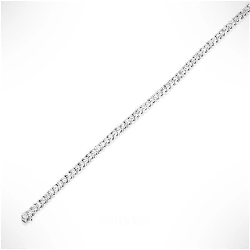 Classic Round Shaped Moissanite Tennis Bracelet - Novelle Vow