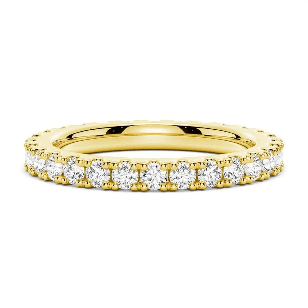 Cushion-Cut Moissanite Bridal Set with Split-Shank Band - Novelle Vow