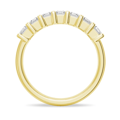 Emerald Cut Moissanite Eternity Stacking Band - Novelle Vow