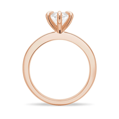 Marquise Moissanite Engagement Ring with Channel-Set Band - Novelle Vow