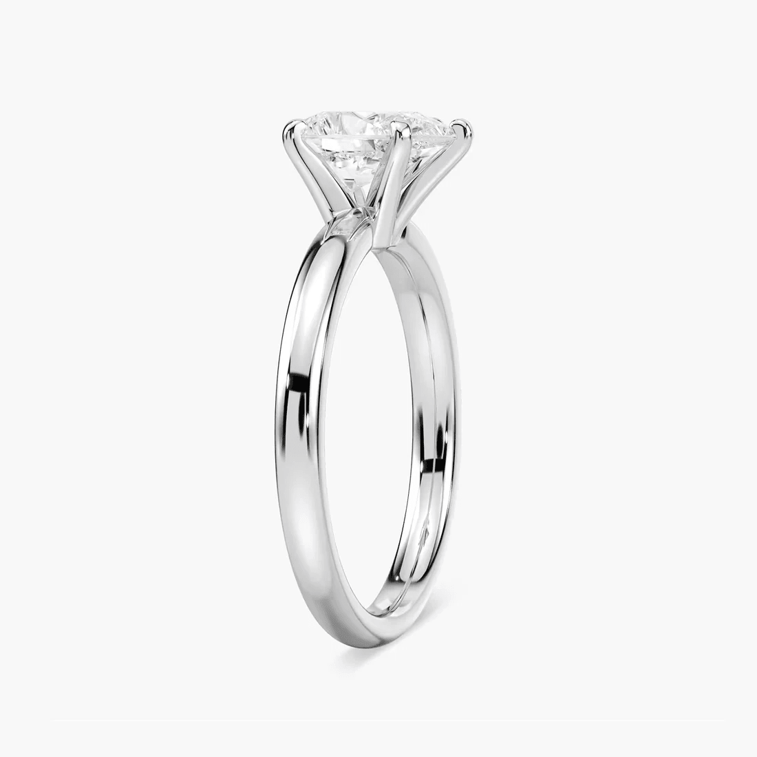 Pear Cut Moissanite Solitaire Engagement Ring - Novelle Vow