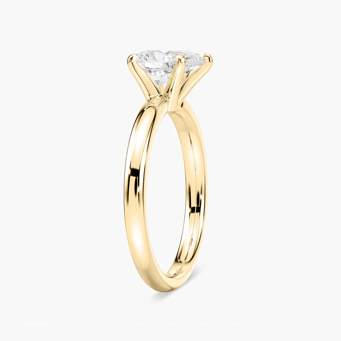 Pear Cut Moissanite Solitaire Engagement Ring - Novelle Vow