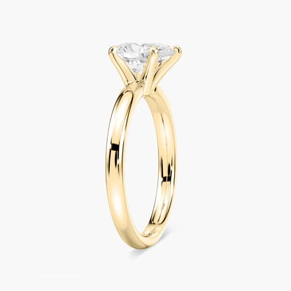 Pear Cut Moissanite Solitaire Engagement Ring - Novelle Vow