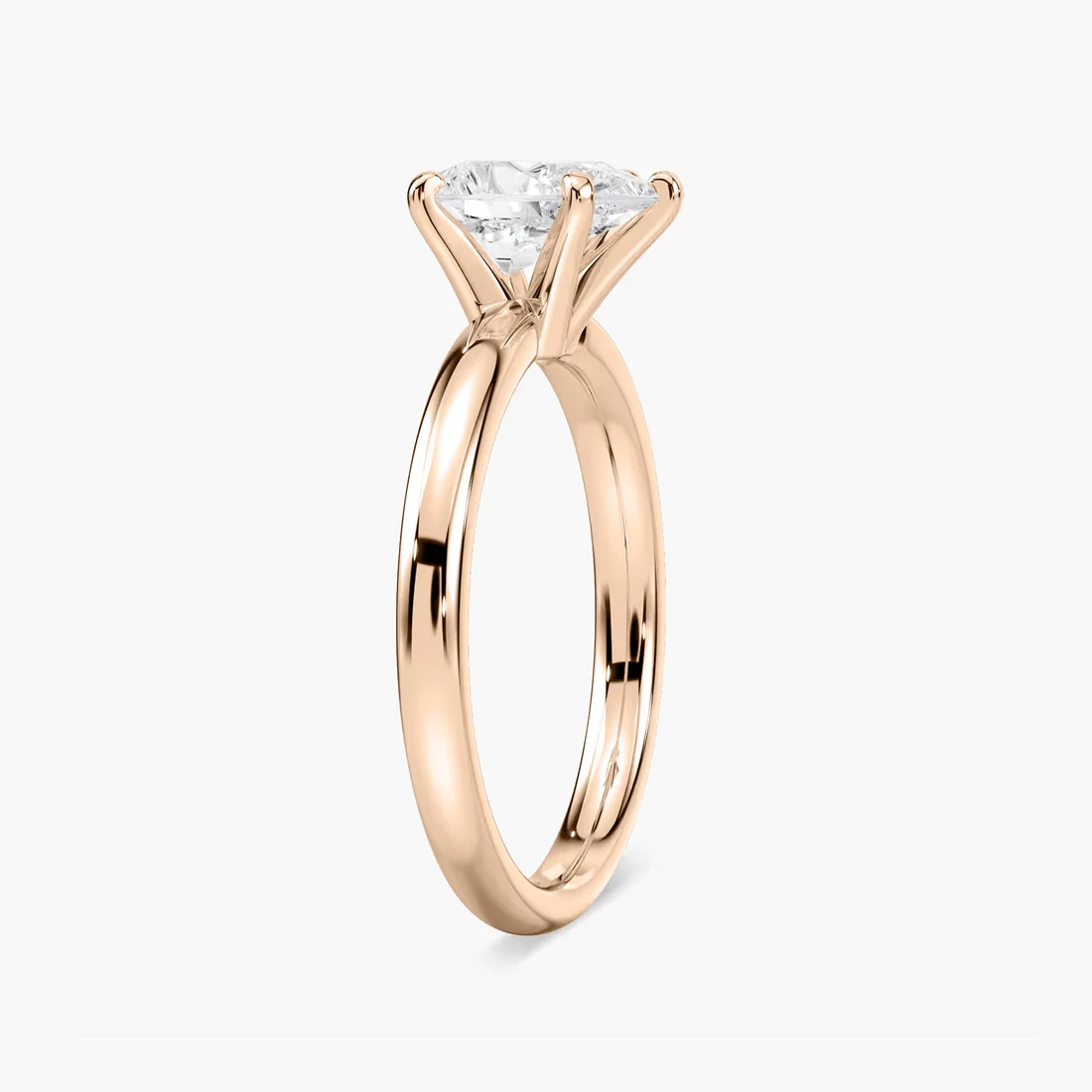 Pear Cut Moissanite Solitaire Engagement Ring