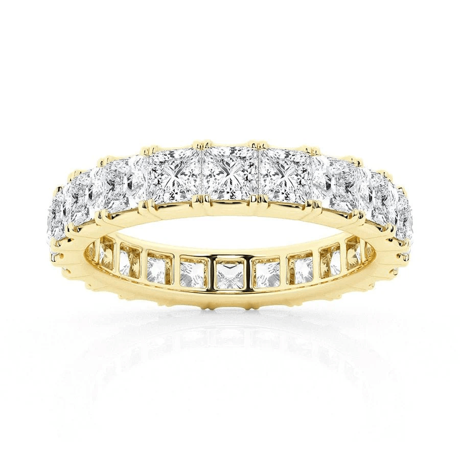 Princess Cut Moissanite Full Eternity Band - Novelle Vow