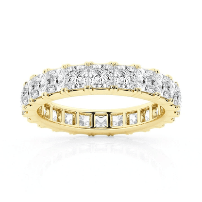 Princess Cut Moissanite Full Eternity Band - Novelle Vow