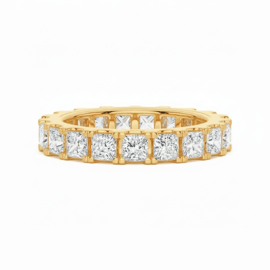 Princess Cut Moissanite Full Eternity Band - Novelle Vow