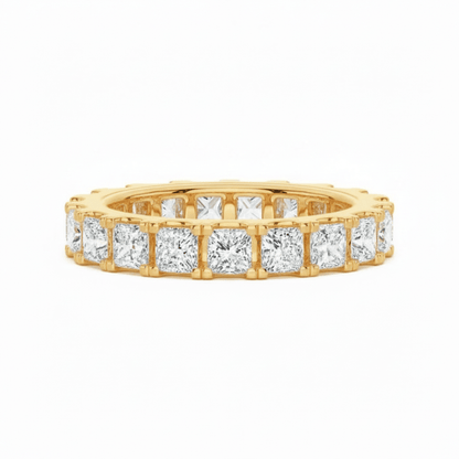 Princess Cut Moissanite Full Eternity Band - Novelle Vow