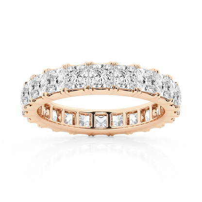Princess Cut Moissanite Full Eternity Band - Novelle Vow