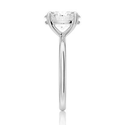 The Clara - Oval Cut Lab Grown Diamond Solitaire Engagement Ring - Novelle Vow