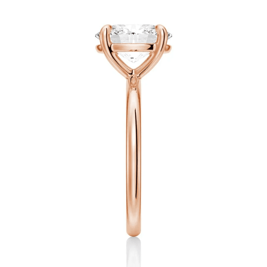 The Clara - Oval Cut Lab Grown Diamond Solitaire Engagement Ring - Novelle Vow
