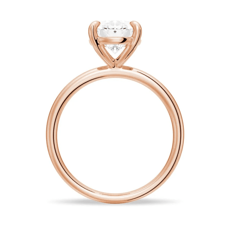 The Clara - Oval Cut Lab Grown Diamond Solitaire Engagement Ring - Novelle Vow