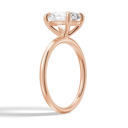 The Clara - Oval Cut Lab Grown Diamond Solitaire Engagement Ring - Novelle Vow