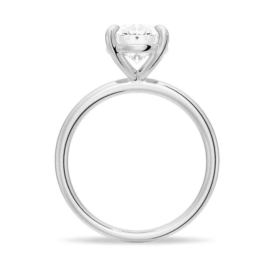The Clara - Oval Cut Lab Grown Diamond Solitaire Engagement Ring - Novelle Vow