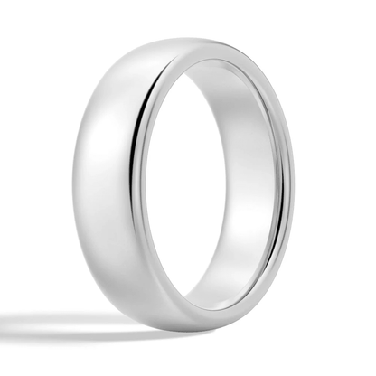The Classic 6mm - High Polished Men's Wedding Band (Dome Profile) - Novelle Vow