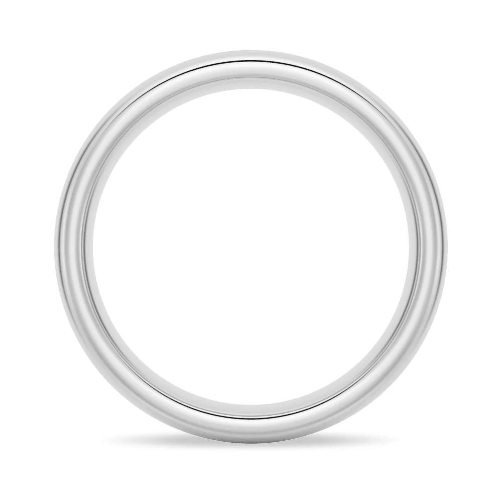 The Classic 6mm - High Polished Men's Wedding Band (Dome Profile) - Novelle Vow