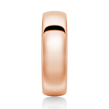 The Classic 6mm - High Polished Men's Wedding Band (Dome Profile) - Novelle Vow