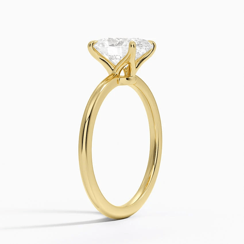 The Elizabeth - Lab Grown Oval Diamond Solitaire Engagement Ring - Novelle Vow