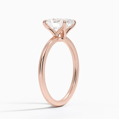 The Elizabeth - Lab Grown Oval Diamond Solitaire Engagement Ring - Novelle Vow