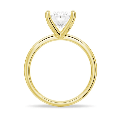 The Olivia - Oval Cut Moissanite Solitaire Engagement Ring - Novelle Vow